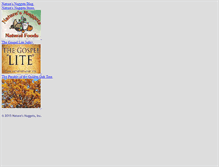 Tablet Screenshot of naturesnuggets.net